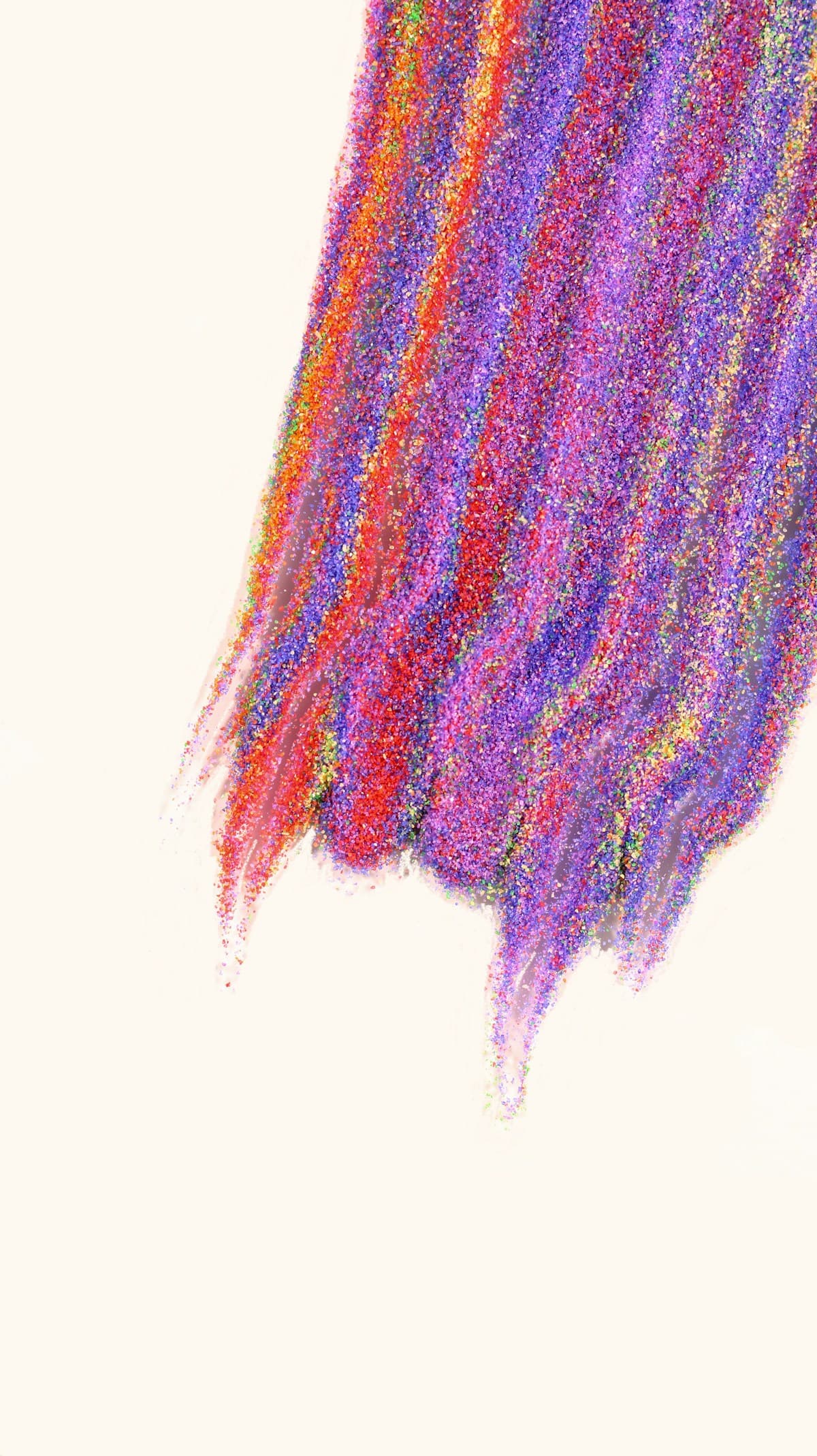 Farverigt hæklet mønster — granny squares i mange farver